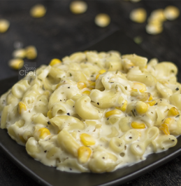 Cheesy Sweet Corn Macaroni Recipe
